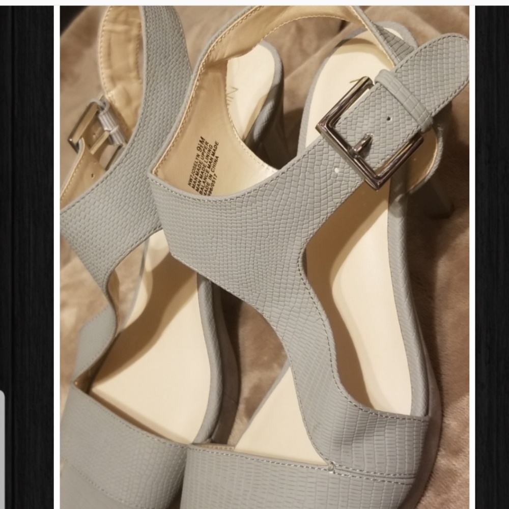 Nine West Women Gray Heels Size 9 1/2 M NWOT - Picture 8 of 8